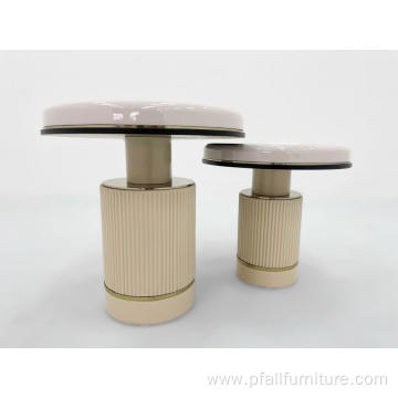 coffee table side table mushroom design